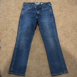 Men’s Wrangler Retro Relaxed Bootcut Denim Jeans - Dark Blue 32x32